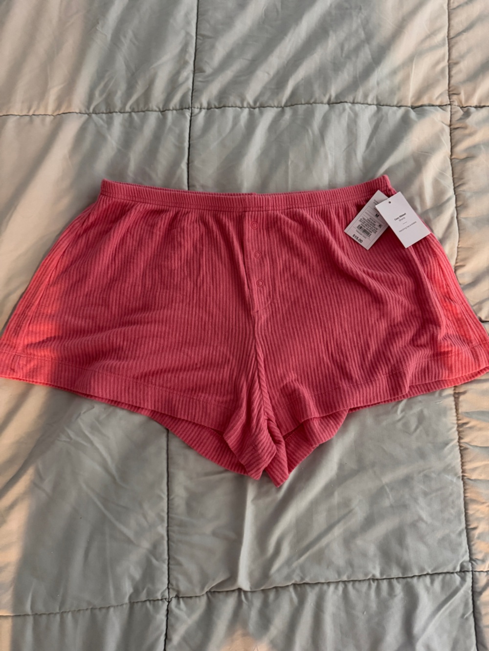 Auden Ribbed Pink Lounge Shorts